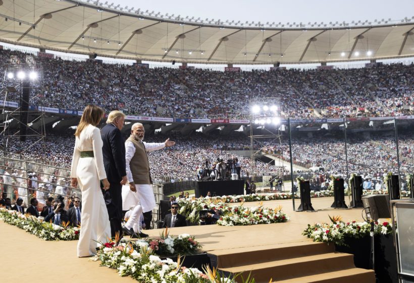 India rolls out the red carpet for Trump