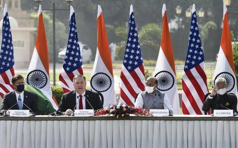 World #1: India and US sign landmark military agreement