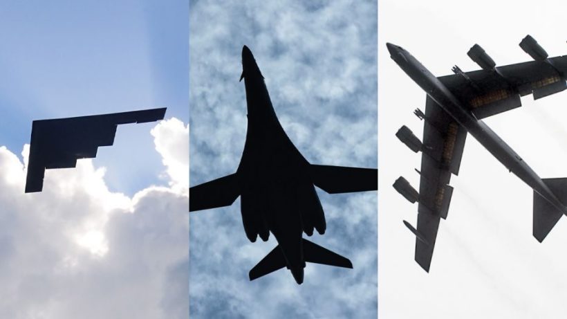 Trifecta of Air Force bombers to fly over Super Bowl