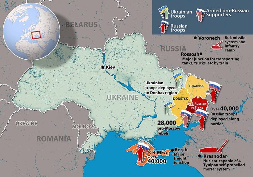 World #1 – Russia amasses 150,000 troops on Ukraine’s borders; EU asks