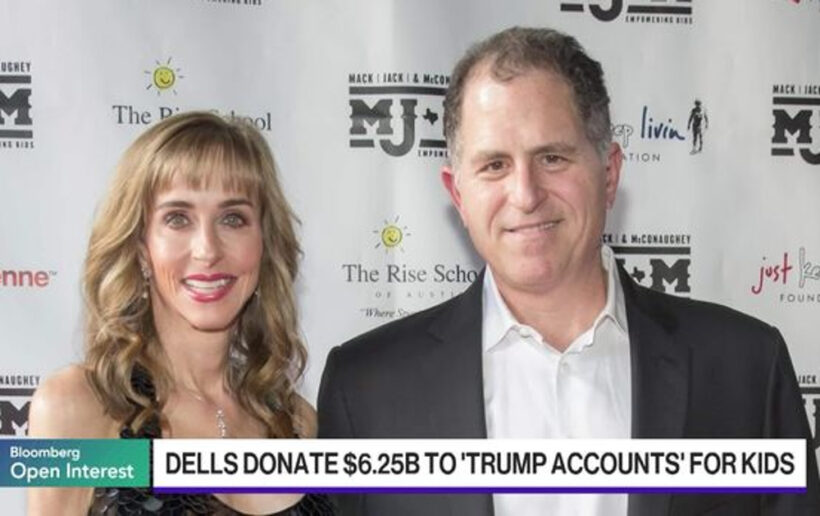 Dell family to give $6.25 billion to create 25 million additional ‘Trump Accounts’