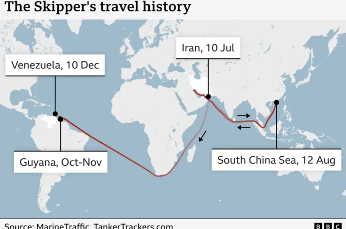 ‘Spoof’ ship: Seized oil tanker Skipper hid location data, visited Iran and Venezuela