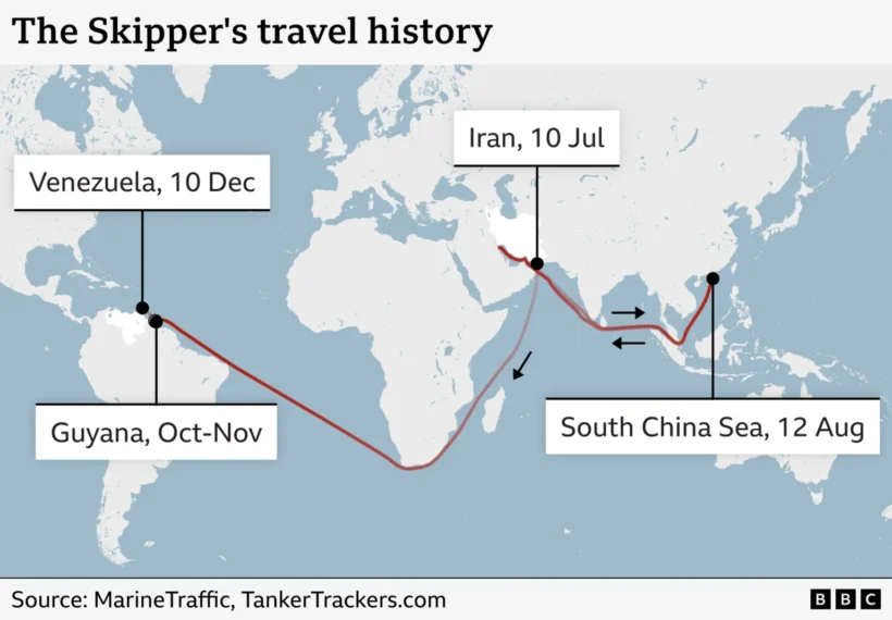 ‘Spoof’ ship: Seized oil tanker Skipper hid location data, visited Iran and Venezuela