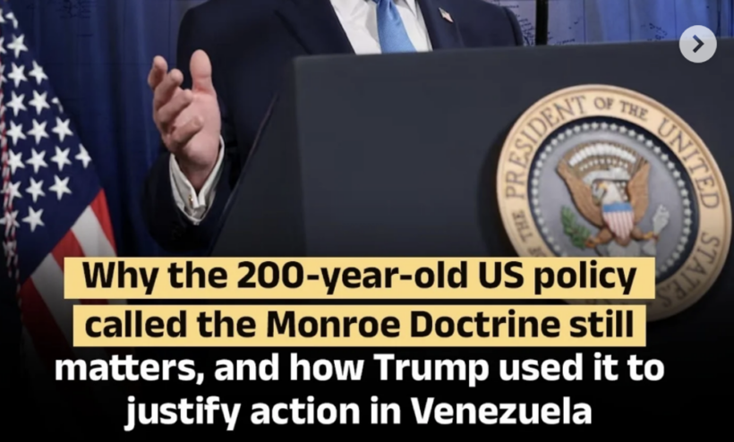 War Powers Act and Monroe Doctrine