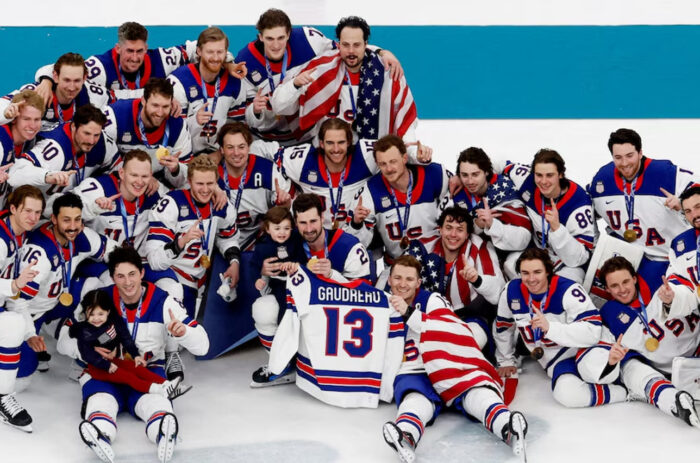 Team USA defeats Canada, earns gold in hockey, attends SOTU