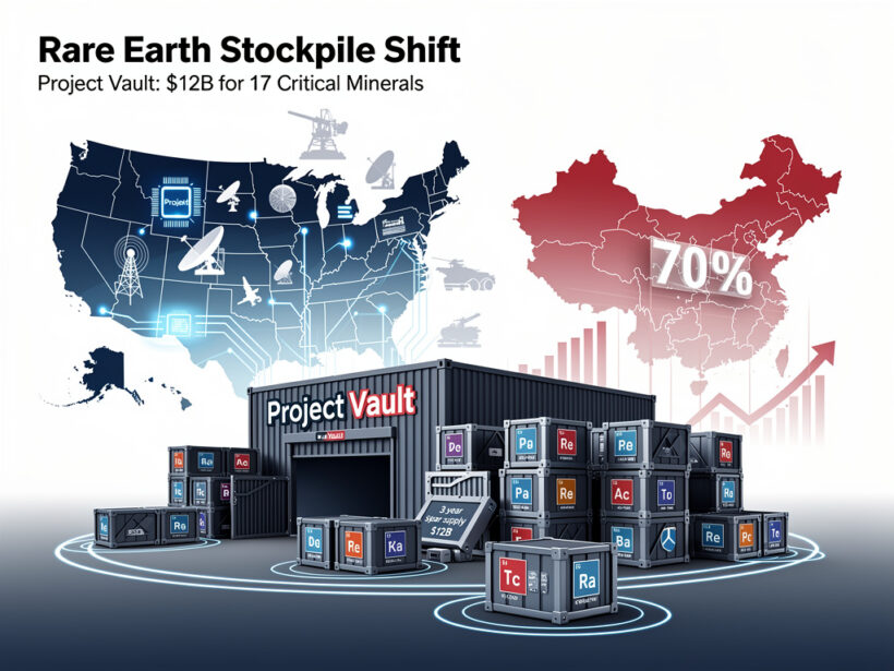 Trump announces $12 billion stockpile of critical minerals