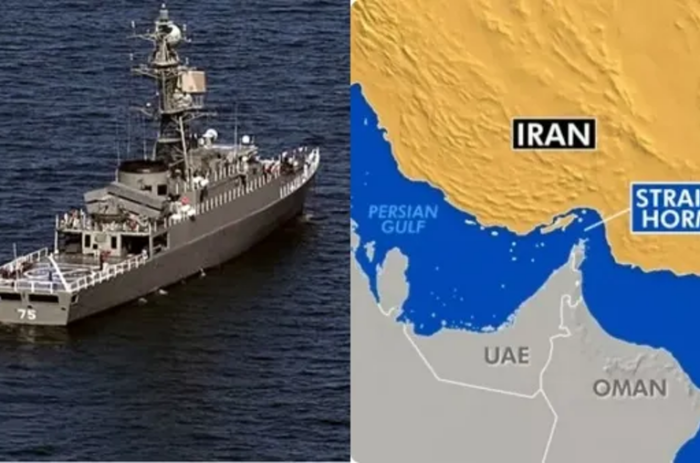 US Navy starts clearing mines in Strait of Hormuz as ships begin to pass through