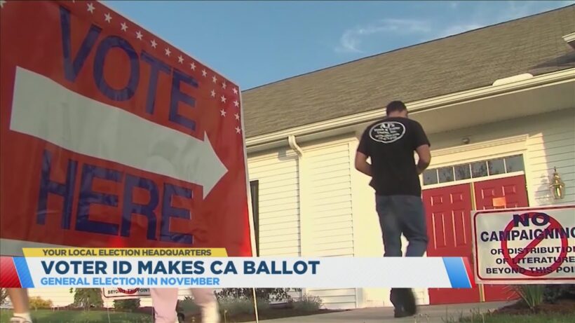 Californians to vote on state amendment requiring voter ID