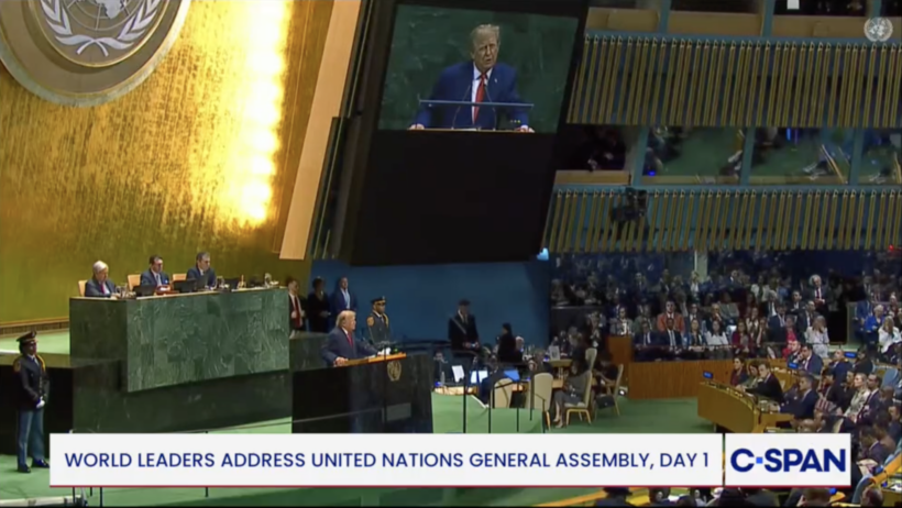 Trump at the UN: “Iran will never have a nuclear weapon”