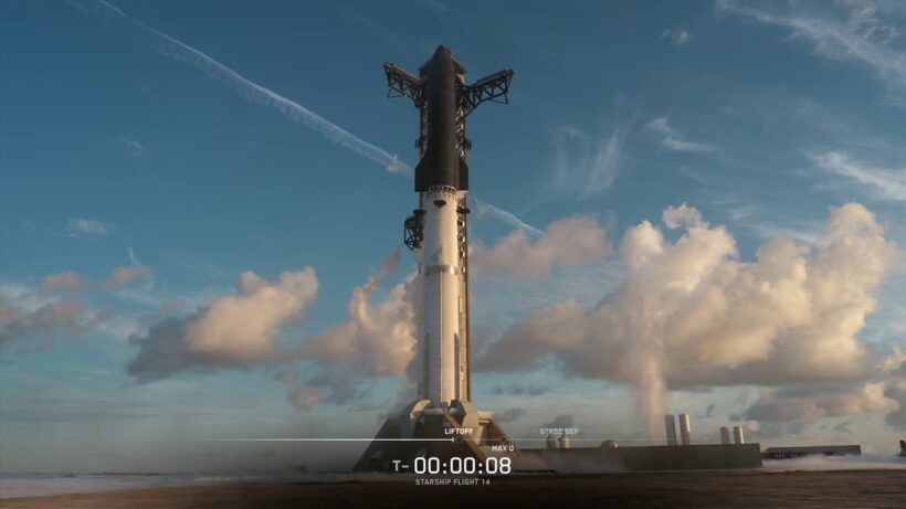 SpaceX launches Starship into orbit for first time, deploys next-gen Starlink satellites